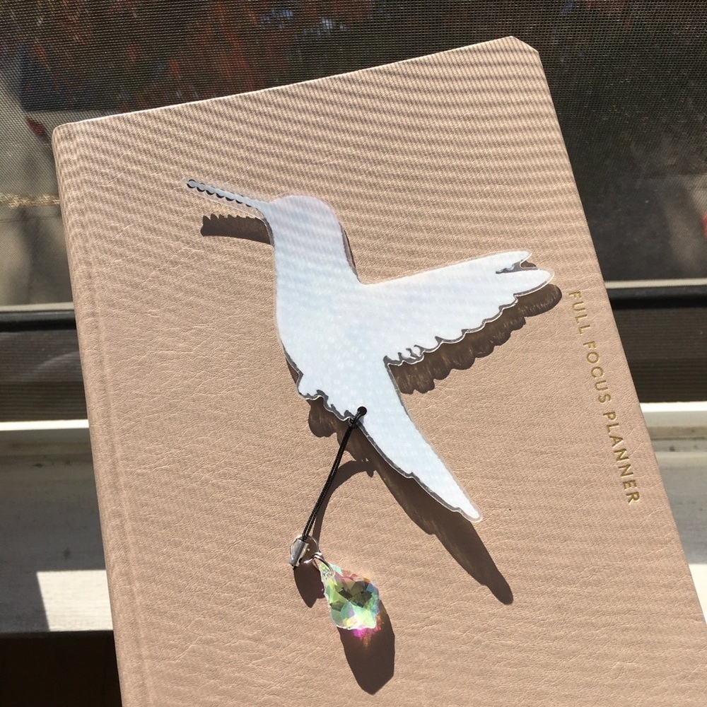 Diamond Art HUMMINGBIRD 01 Bookmark, Colorful, Sparkly, Bling - Picture 6 of 14